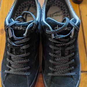 Dansko Paisley Walking Shoes Womens Size 38 Black